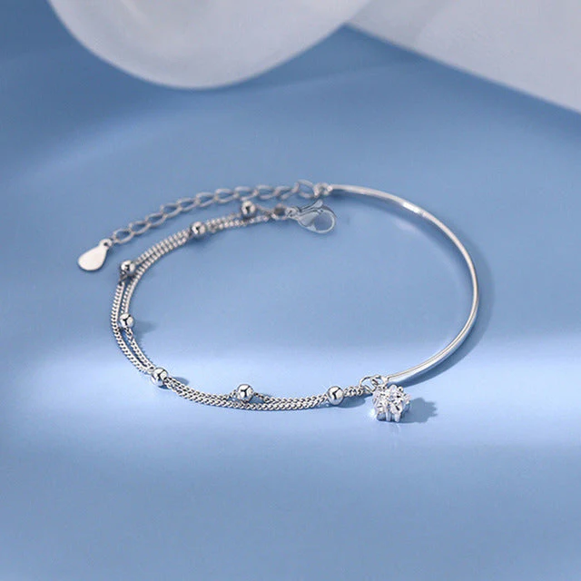 Japan Korea Star Moon Bracelet For Women Fashion Crystal Pearl Chain Jewelry - Image 5